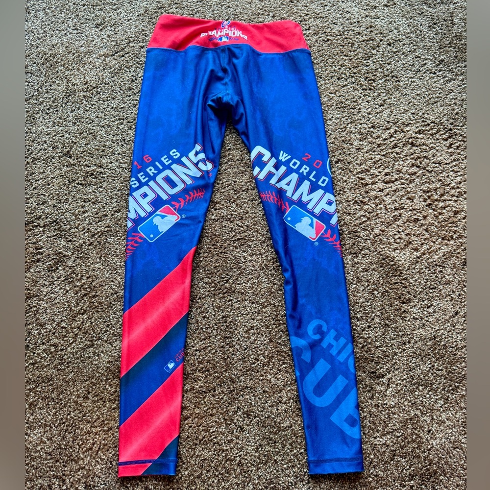 Chicago Cubs World Series Leggings - Picture 2 of 3
